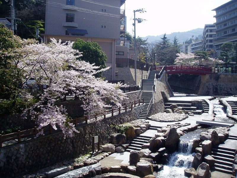 Arima Onsen in Spring.