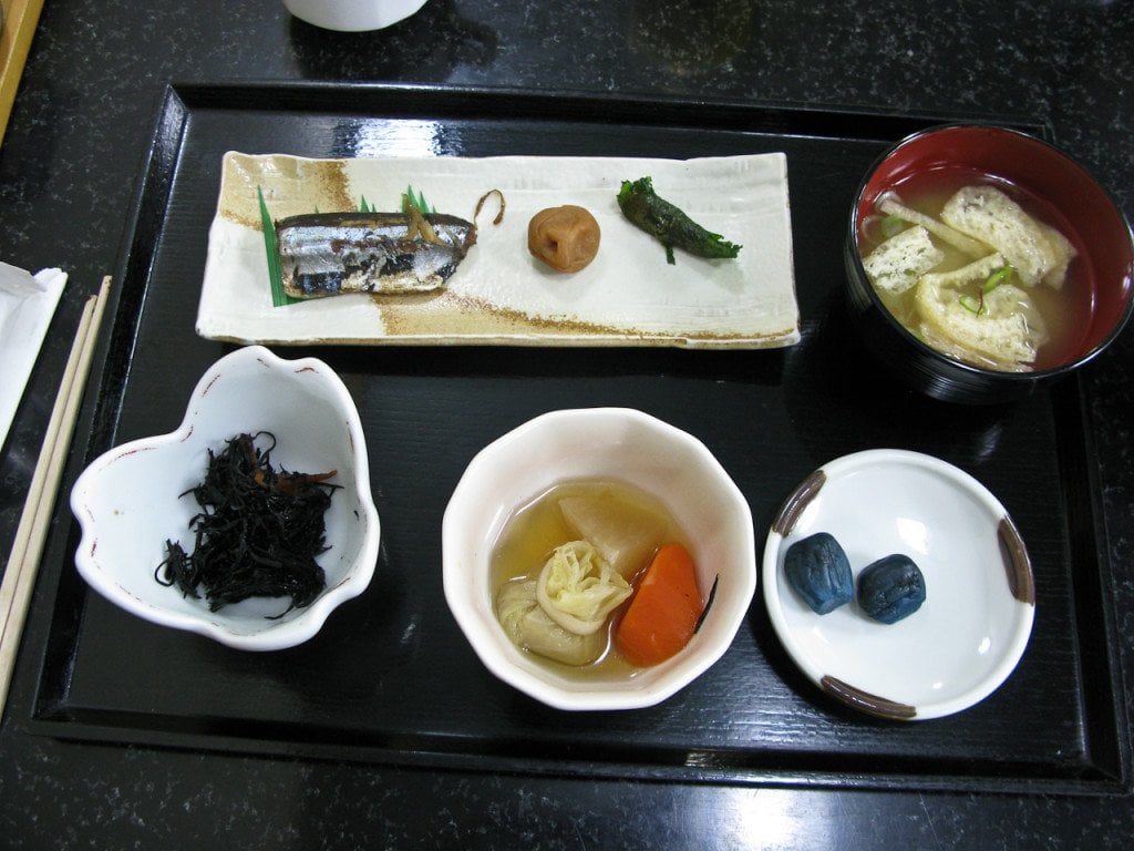 Breakfast in Sapporo Ryokan