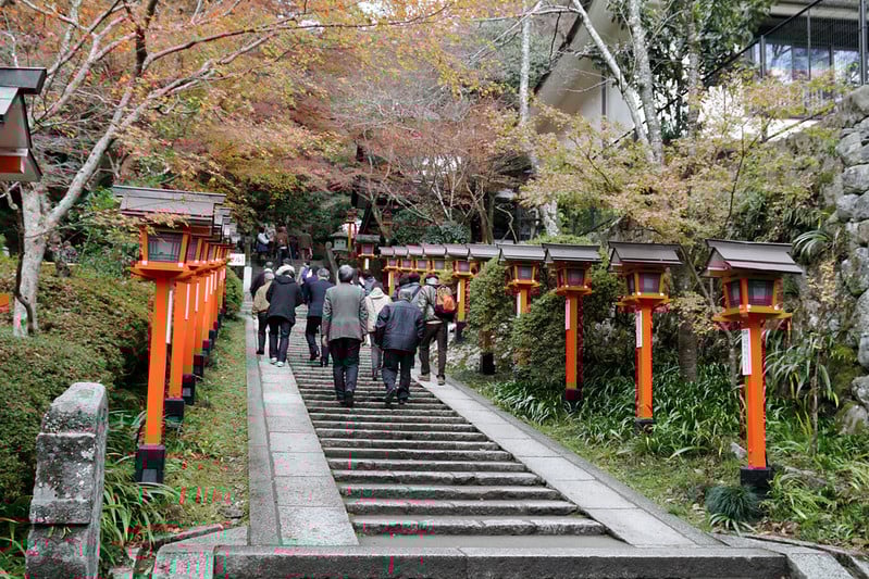 Kuramadera in Autumn, Kyoto