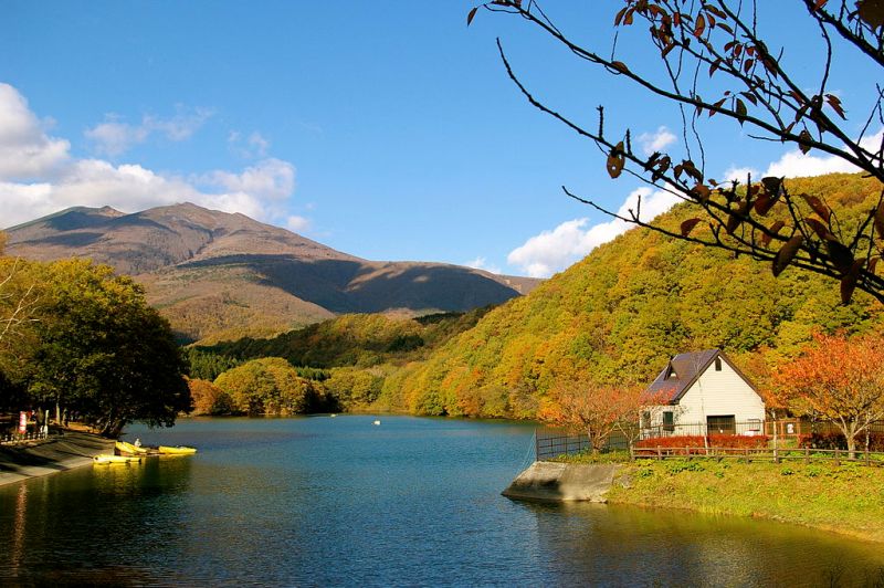 Lake Choro during Autumn, Miyagi