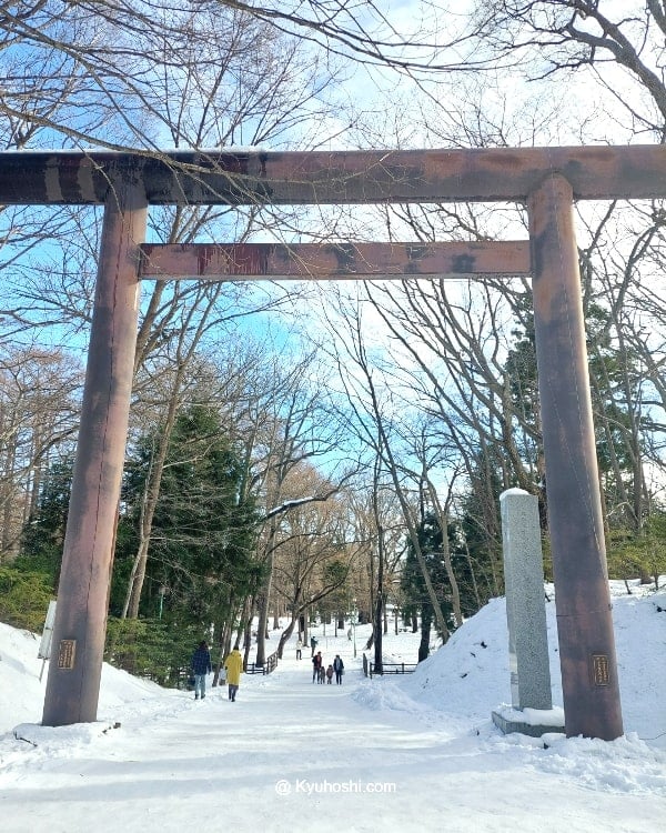 A Torii of Hokkaido Shrine