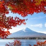 Mt. Fuji and Lake Kawaguchi in Autumn