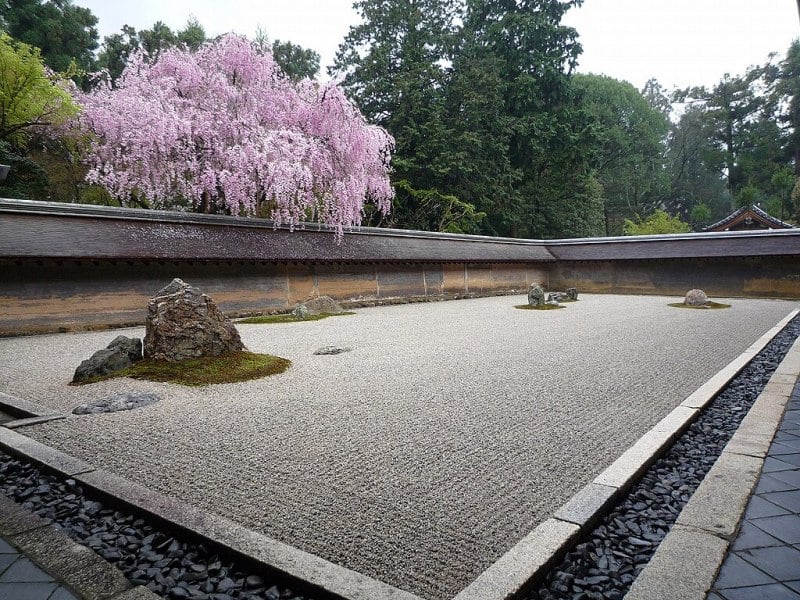 Ryoan-ji Rock Garden in Kyoto