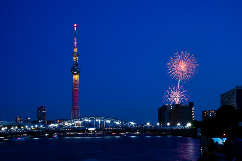 Sumidagawa Fireworks Festival in Tokyo
